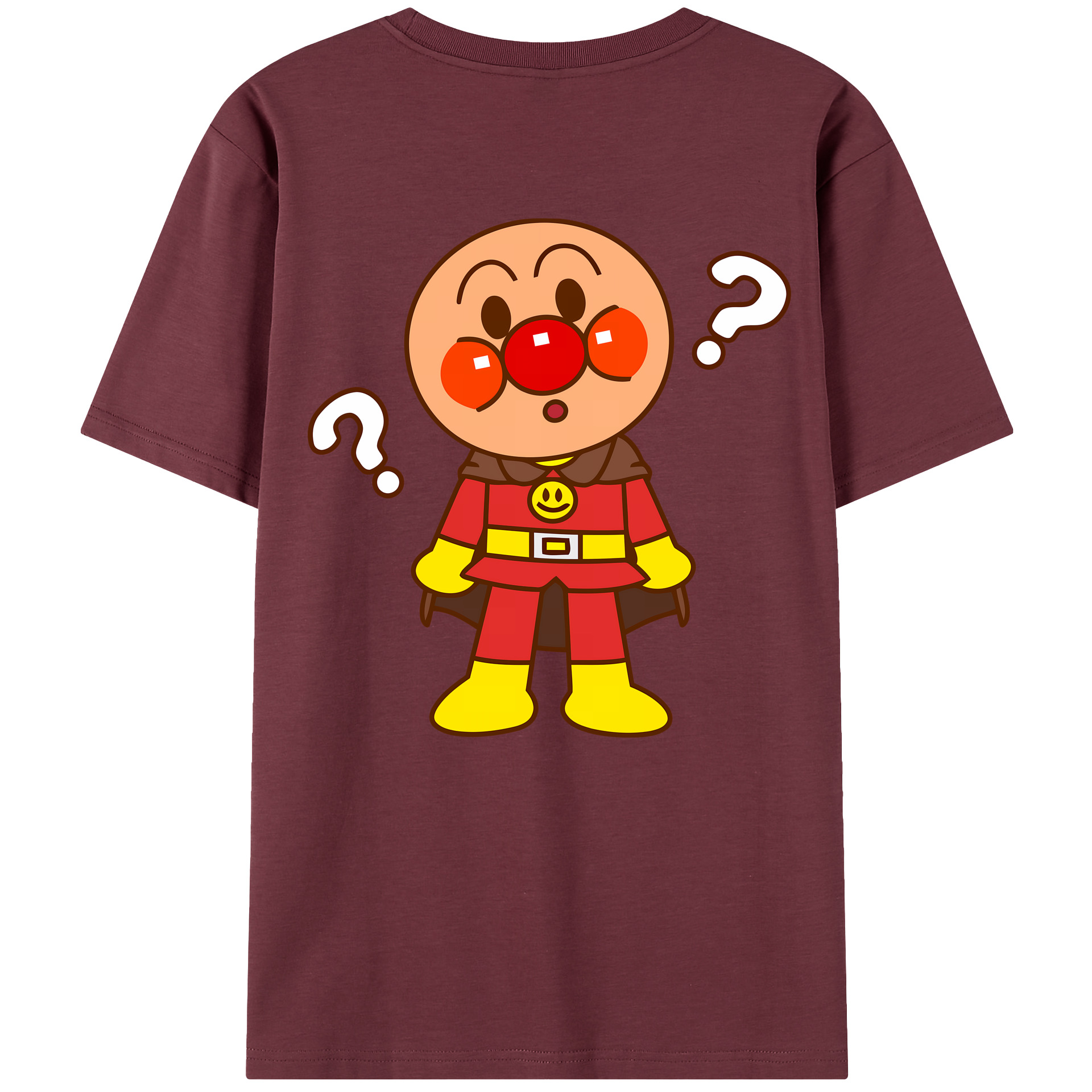 （画像用） アンパンマン Anpanman 綿100％半袖Tシャツ（背面プリント）